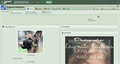 Desktop Screenshot of enigmaticreactions.deviantart.com