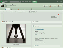 Tablet Screenshot of icicommeailleurs.deviantart.com