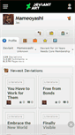Mobile Screenshot of mameoyashi.deviantart.com