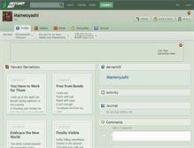 Tablet Screenshot of mameoyashi.deviantart.com