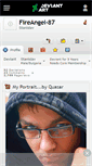 Mobile Screenshot of fireangel-87.deviantart.com