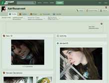 Tablet Screenshot of kairiroxasweet.deviantart.com