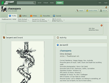 Tablet Screenshot of chaosopera.deviantart.com