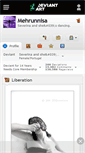 Mobile Screenshot of mehrunnisa.deviantart.com