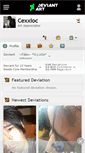 Mobile Screenshot of cexxloc.deviantart.com