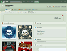Tablet Screenshot of digitalsurgery.deviantart.com
