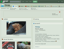 Tablet Screenshot of irdesign.deviantart.com