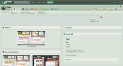 Desktop Screenshot of itaik.deviantart.com