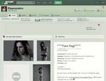 Tablet Screenshot of filipamonteiro.deviantart.com