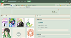 Desktop Screenshot of cocoaukyo.deviantart.com