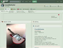 Tablet Screenshot of crocodilehunter.deviantart.com