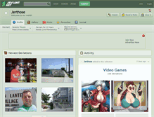 Tablet Screenshot of jerthose.deviantart.com