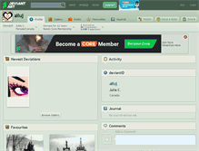 Tablet Screenshot of ailuj.deviantart.com