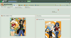 Desktop Screenshot of jamesflamebell.deviantart.com