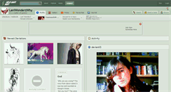 Desktop Screenshot of laniwonderzwhy.deviantart.com