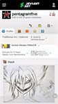 Mobile Screenshot of pentagramfive.deviantart.com