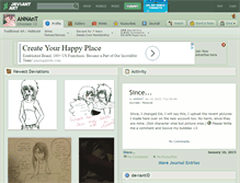 Tablet Screenshot of annant.deviantart.com