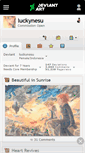 Mobile Screenshot of luckynesu.deviantart.com
