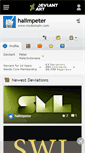 Mobile Screenshot of halimpeter.deviantart.com