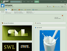 Tablet Screenshot of halimpeter.deviantart.com