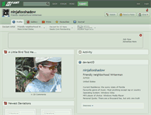 Tablet Screenshot of ninjafoxshadow.deviantart.com