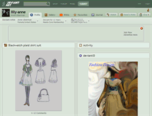 Tablet Screenshot of lilly-anne.deviantart.com