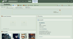 Desktop Screenshot of doodlekins.deviantart.com