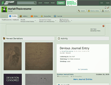 Tablet Screenshot of moriahtheawesome.deviantart.com
