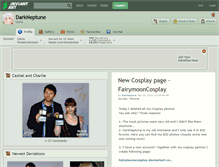 Tablet Screenshot of darkneptune.deviantart.com