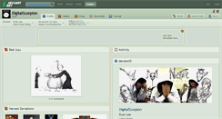 Desktop Screenshot of digitalscorpion.deviantart.com