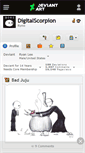 Mobile Screenshot of digitalscorpion.deviantart.com