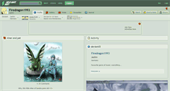 Desktop Screenshot of firedragon1993.deviantart.com