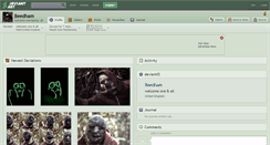 Desktop Screenshot of beedham.deviantart.com