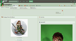 Desktop Screenshot of huntingtown.deviantart.com