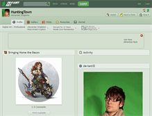 Tablet Screenshot of huntingtown.deviantart.com