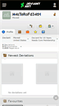 Mobile Screenshot of m4sterofd34th.deviantart.com