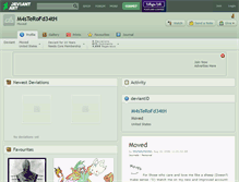 Tablet Screenshot of m4sterofd34th.deviantart.com