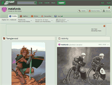 Tablet Screenshot of matafunda.deviantart.com