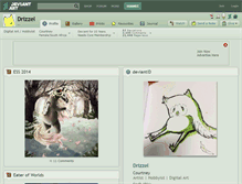 Tablet Screenshot of drizzel.deviantart.com