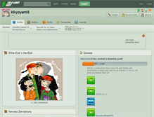 Tablet Screenshot of kikyoyami8.deviantart.com
