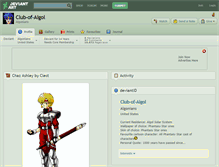 Tablet Screenshot of club-of-algol.deviantart.com