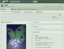 Tablet Screenshot of layra.deviantart.com