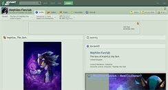 Desktop Screenshot of mephiles-fanclub.deviantart.com