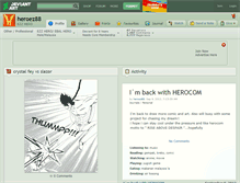 Tablet Screenshot of heroez88.deviantart.com