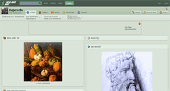 Desktop Screenshot of majarov86.deviantart.com