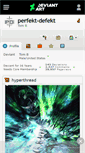 Mobile Screenshot of perfekt-defekt.deviantart.com