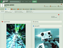 Tablet Screenshot of perfekt-defekt.deviantart.com