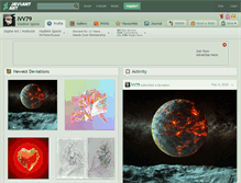 Tablet Screenshot of ivv79.deviantart.com
