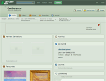 Tablet Screenshot of deniseramos.deviantart.com