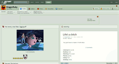 Desktop Screenshot of dragonruby.deviantart.com